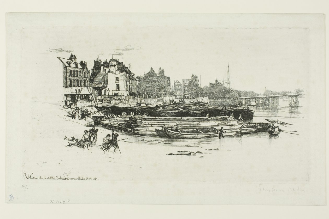 Whistler háza, Chelsea alkotó: Francis Seymour Haden