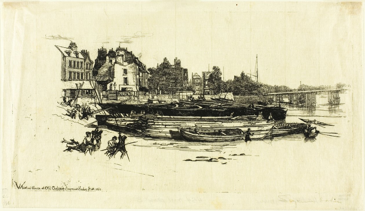 Whistler háza, Old Chelsea alkotó: Francis Seymour Haden