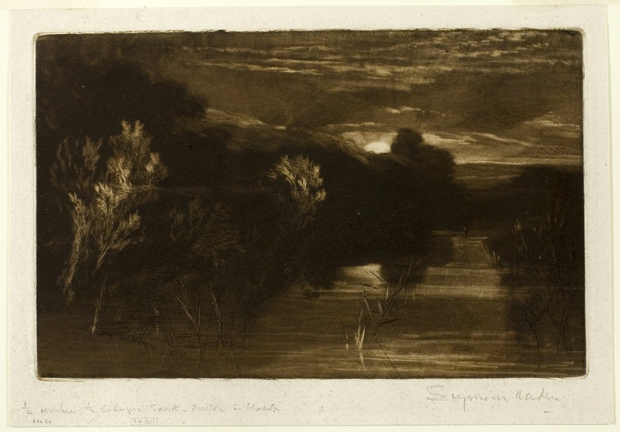 Winchelsea-csatorna alkotó: Francis Seymour Haden