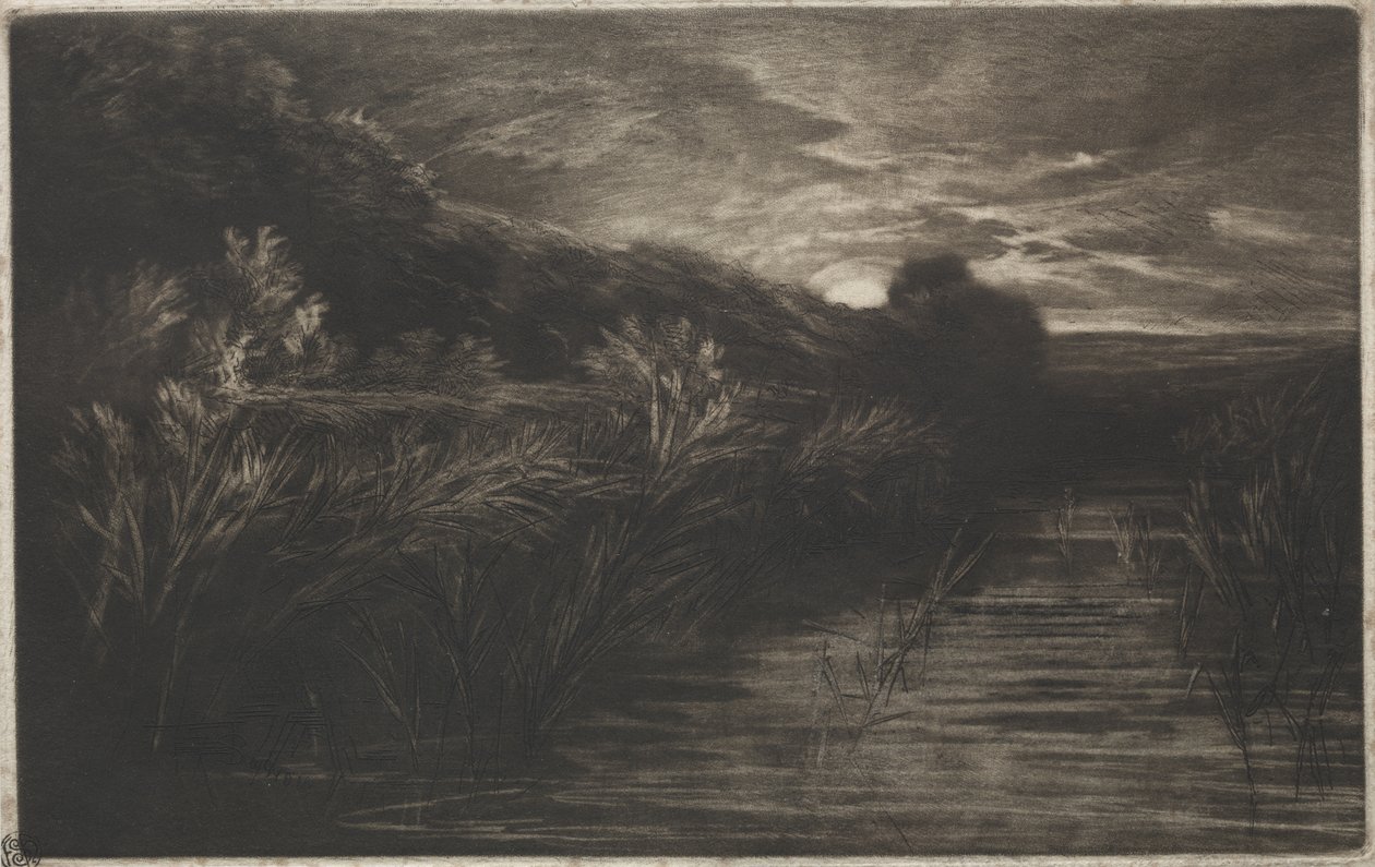 Winchelsea-csatorna alkotó: Francis Seymour Haden