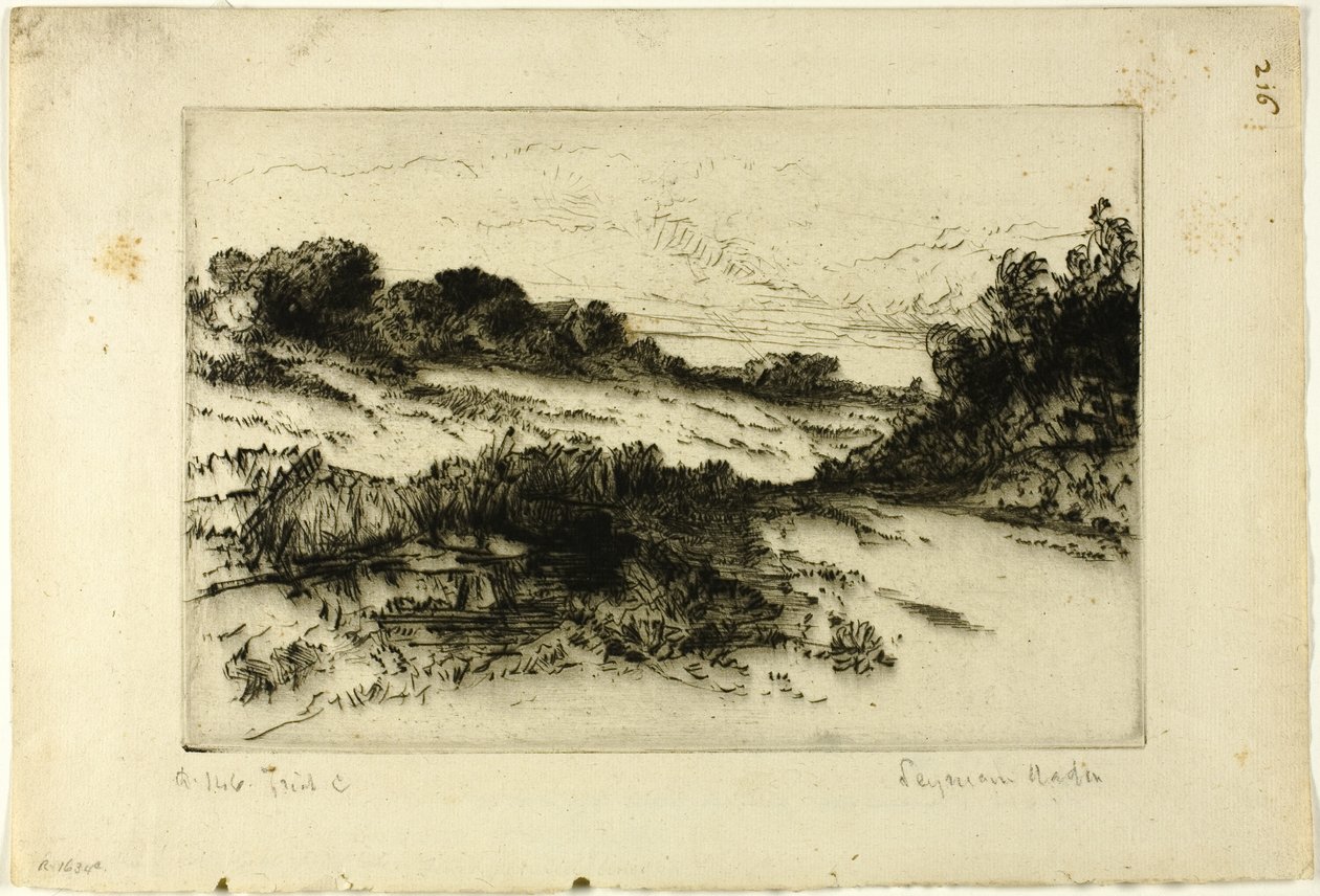 Szélmalomdomb, I. sz alkotó: Francis Seymour Haden