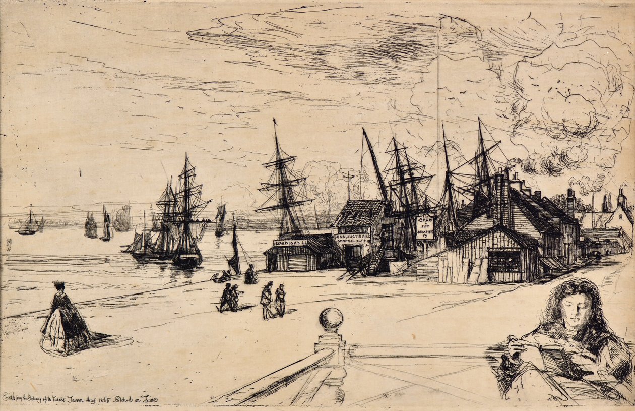 Yacht Tavern, Erith alkotó: Francis Seymour Haden