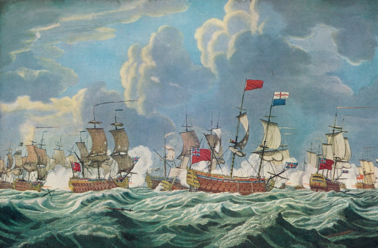 Quiberon-öböli csata, 1765 alkotó: Francis Swaine