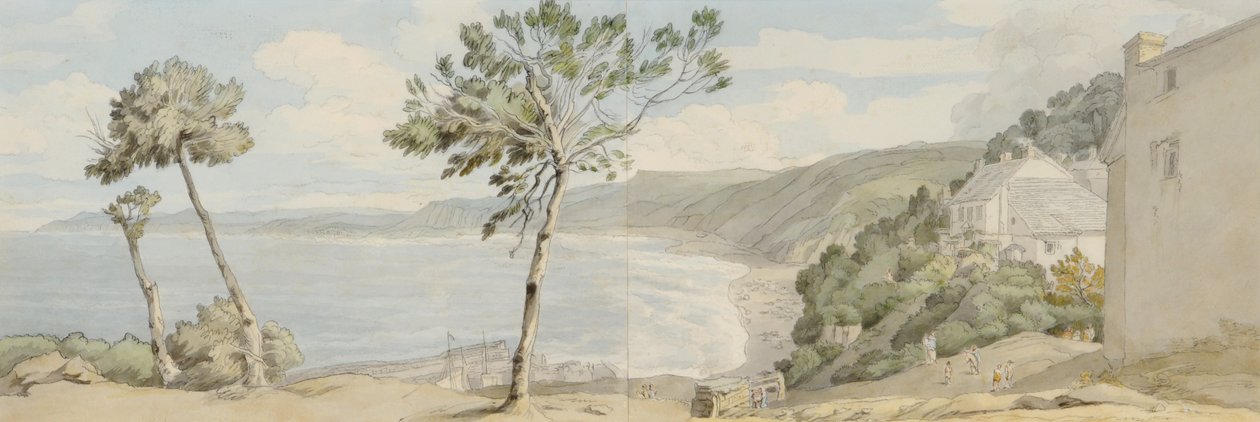 Clovelly alkotó: Francis Towne