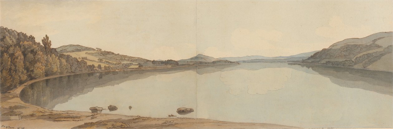 Windermere-tó alkotó: Francis Towne