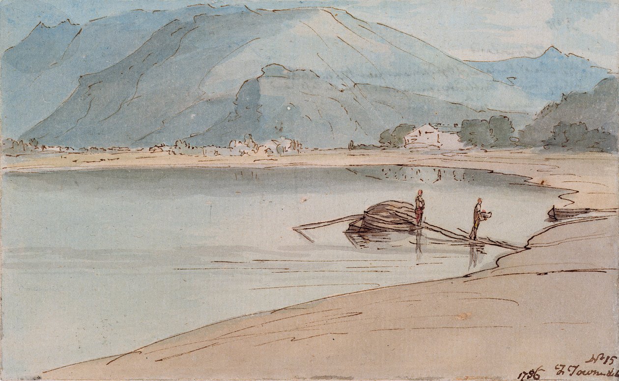 Windermere-tó alkotó: Francis Towne