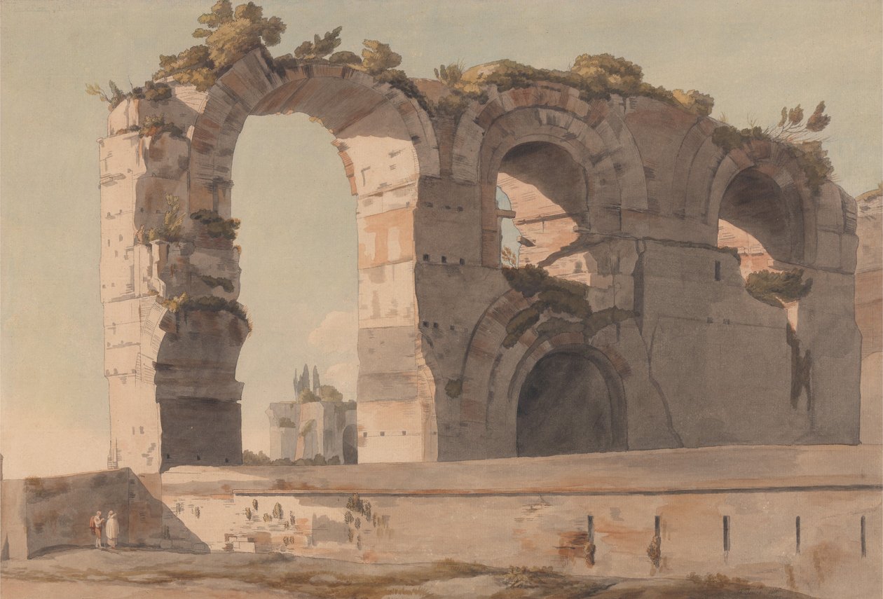 A Claudius-vízvezeték, Róma alkotó: Francis Towne