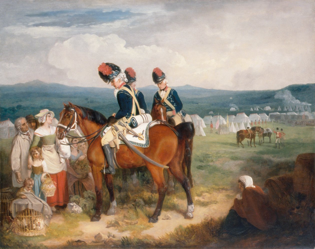 A brightoni tábor, Skócia alkotó: Francis Wheatley