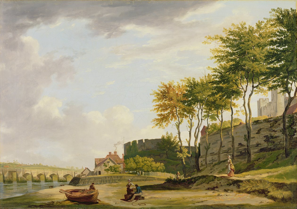 A Medway Rochesterben alkotó: Francis Wheatley