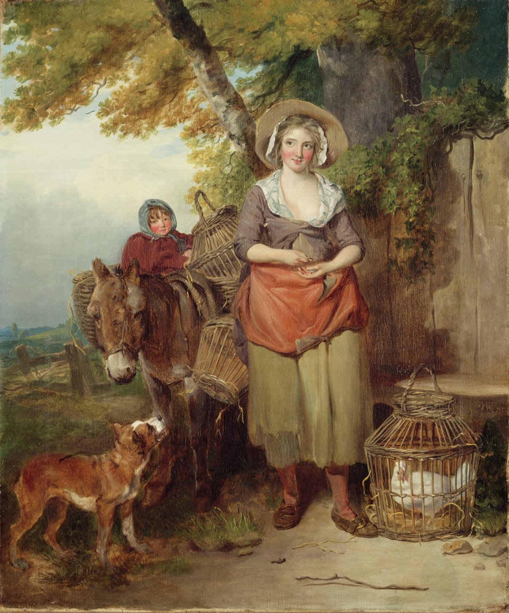 A visszatérés a piacról alkotó: Francis Wheatley