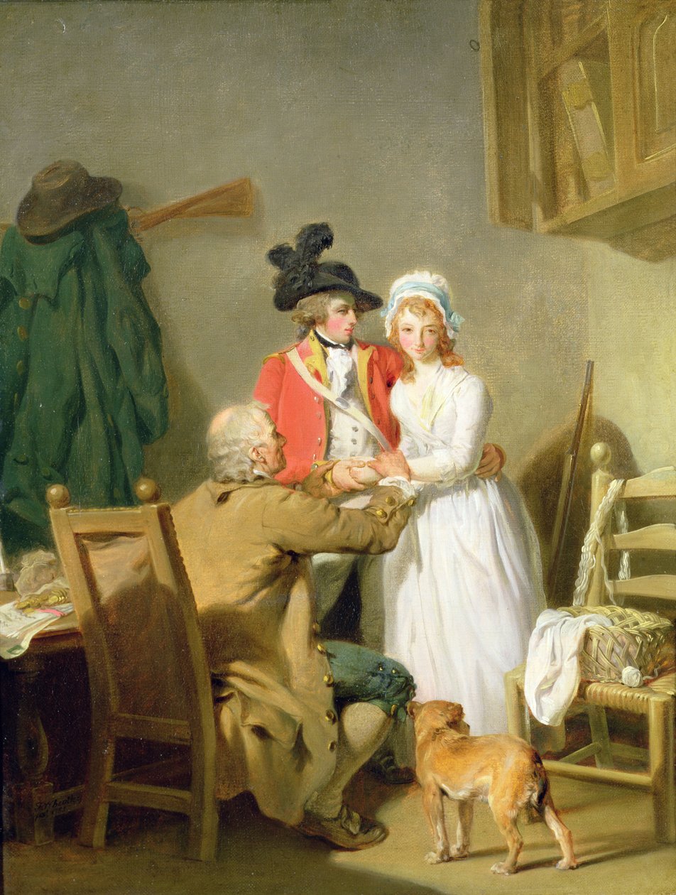 A katona visszatérése alkotó: Francis Wheatley