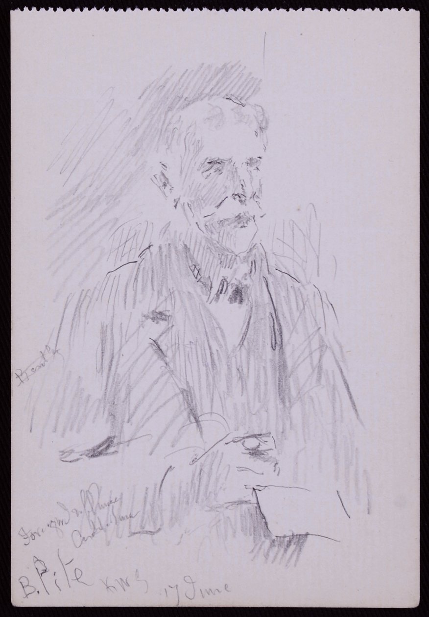 Egy Beresford Pite portréja alkotó: Francis Wilfred Lawson