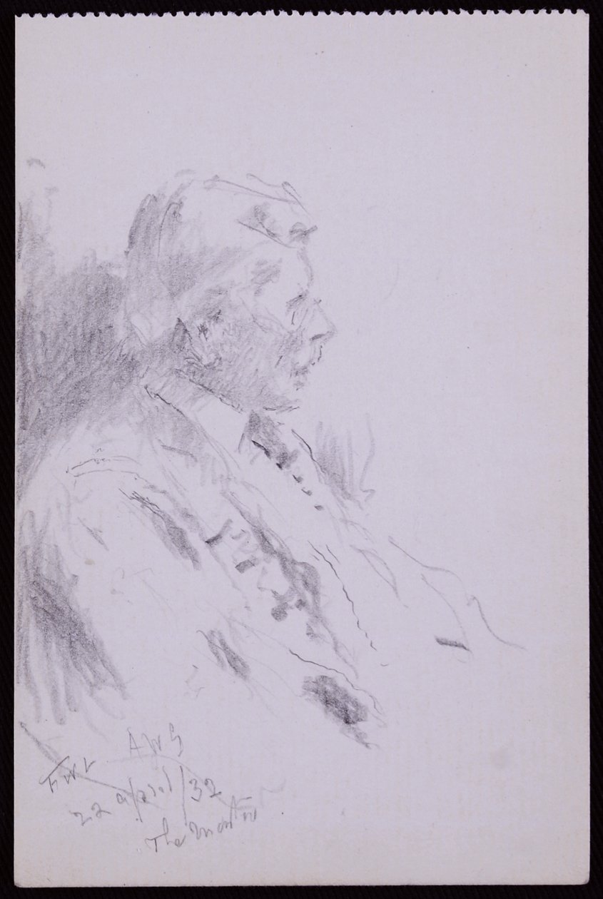 Basil Oliver portréja alkotó: Francis Wilfred Lawson
