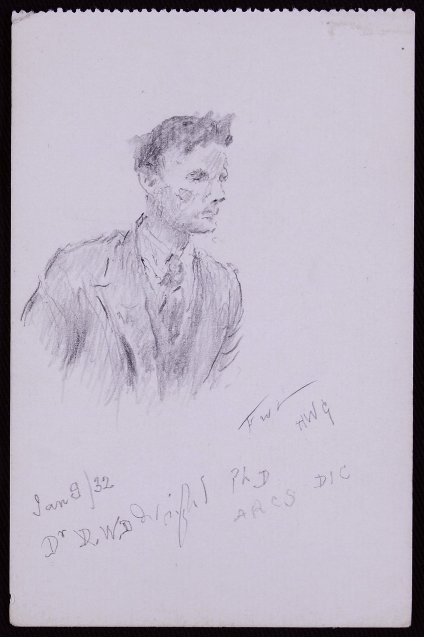 Dr.DWD Wright portréja alkotó: Francis Wilfred Lawson