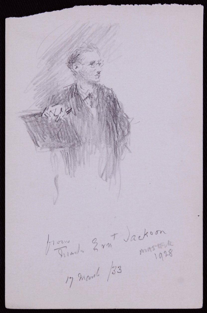 Ernest Jackson portréja alkotó: Francis Wilfred Lawson