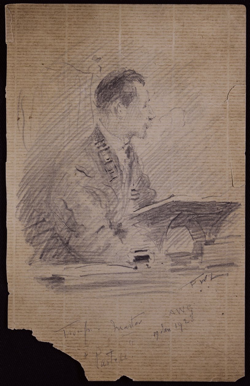 Francis Troup portréja alkotó: Francis Wilfred Lawson