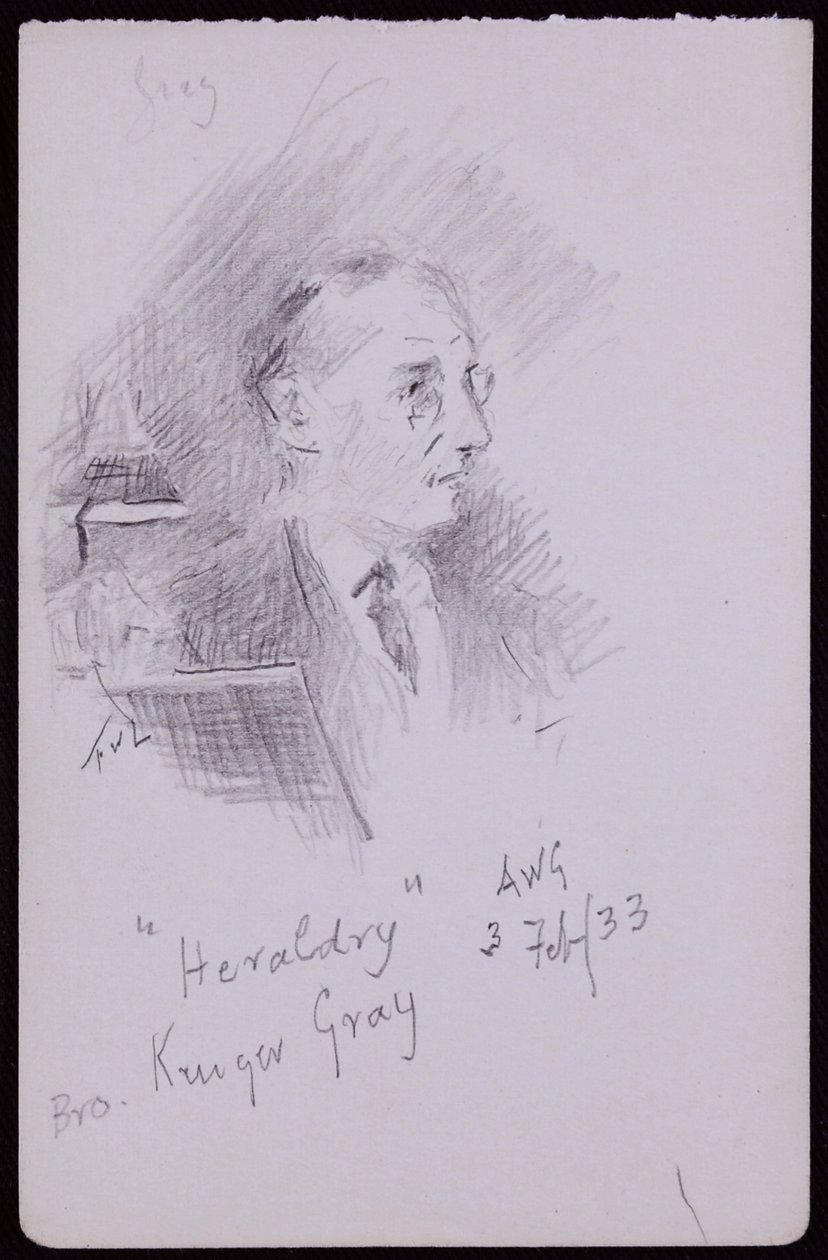 George Kruger Gray portréja alkotó: Francis Wilfred Lawson