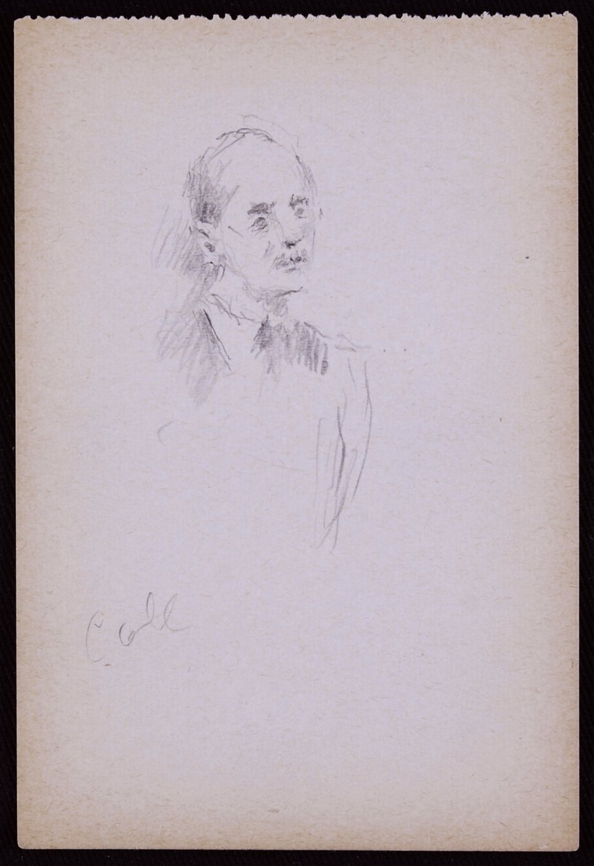 Gerald Cobb portréja, 1930 körül (ceruza papíron) alkotó: Francis Wilfred Lawson