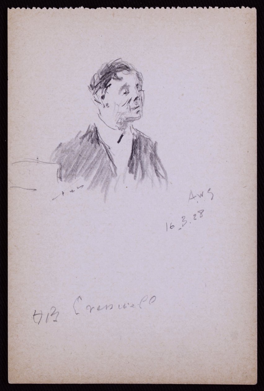 HB Cresswell portréja alkotó: Francis Wilfred Lawson
