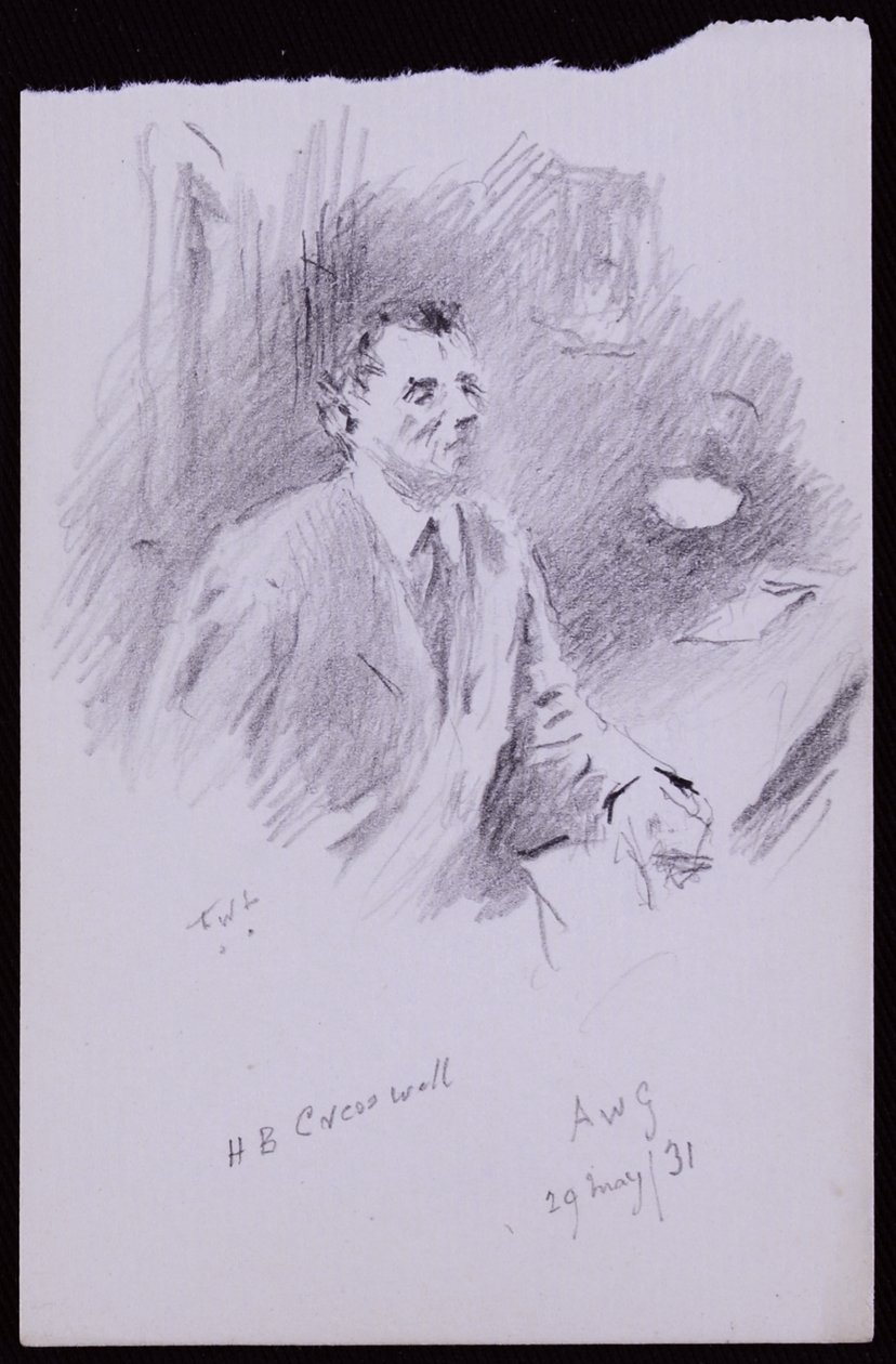 HB Cresswell portréja alkotó: Francis Wilfred Lawson
