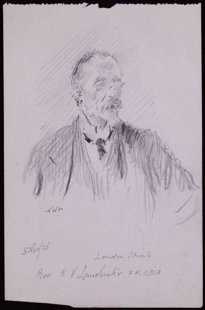 HV Lanchester portréja alkotó: Francis Wilfred Lawson