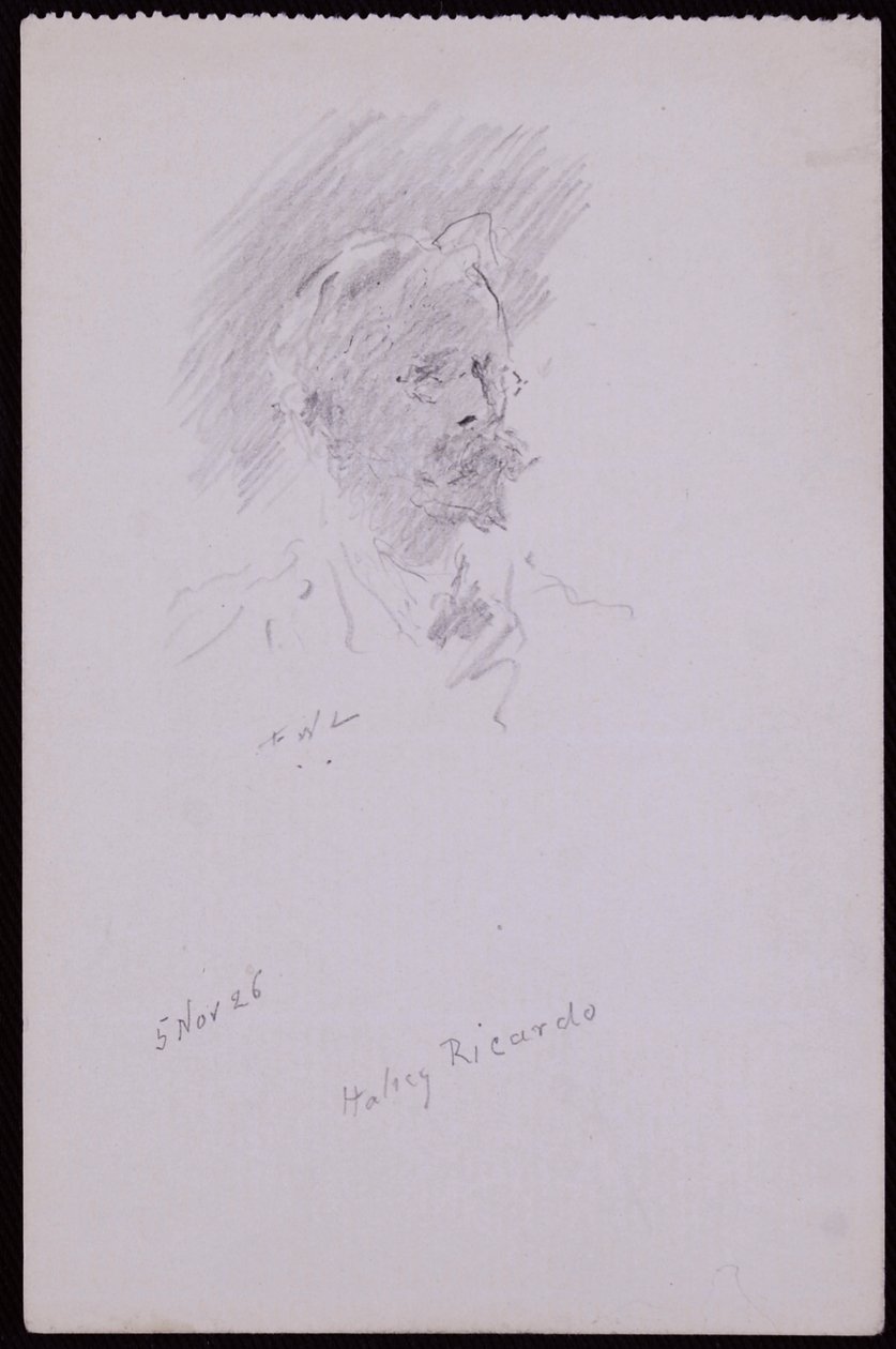 Halsey Ricardo portréja alkotó: Francis Wilfred Lawson
