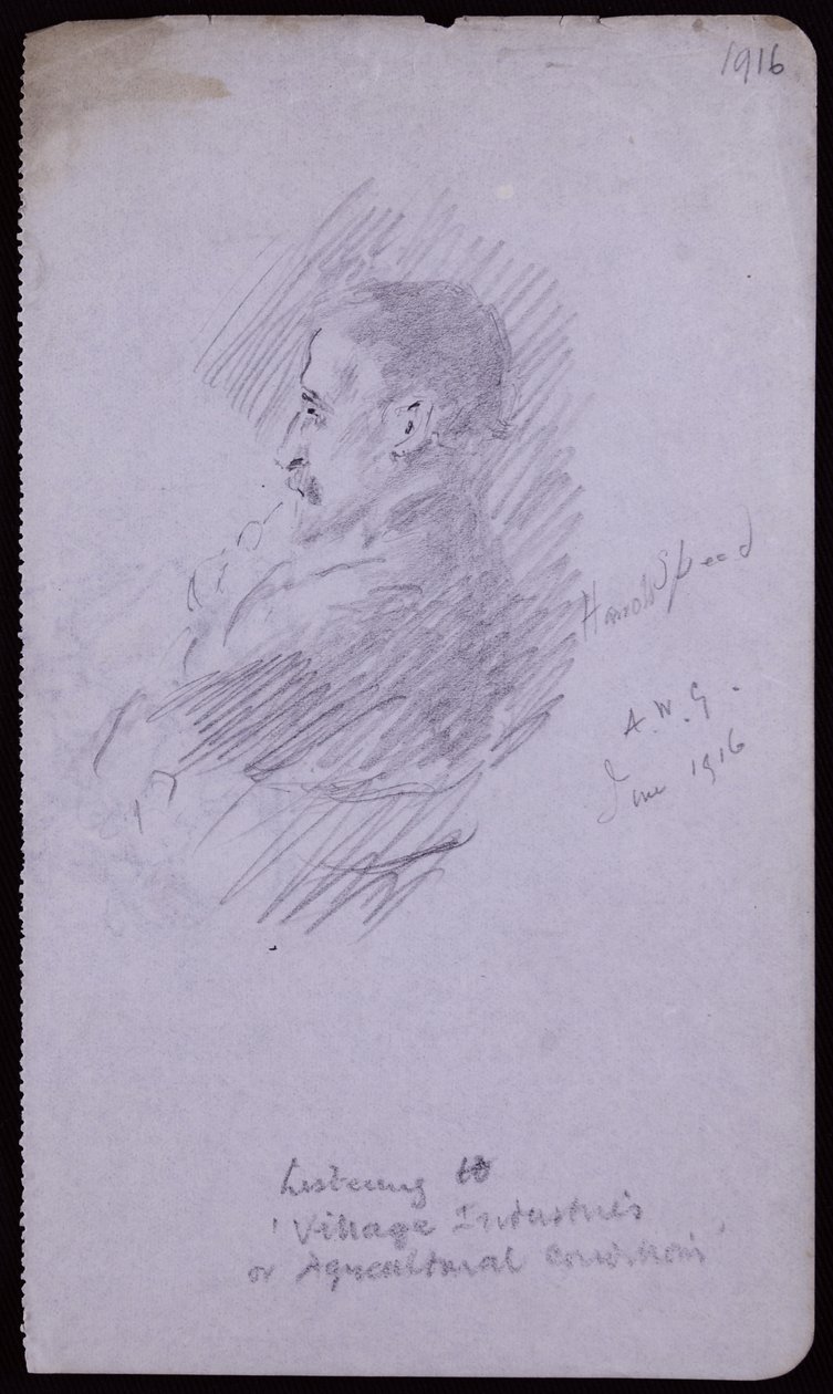 Harold Speed portréja alkotó: Francis Wilfred Lawson