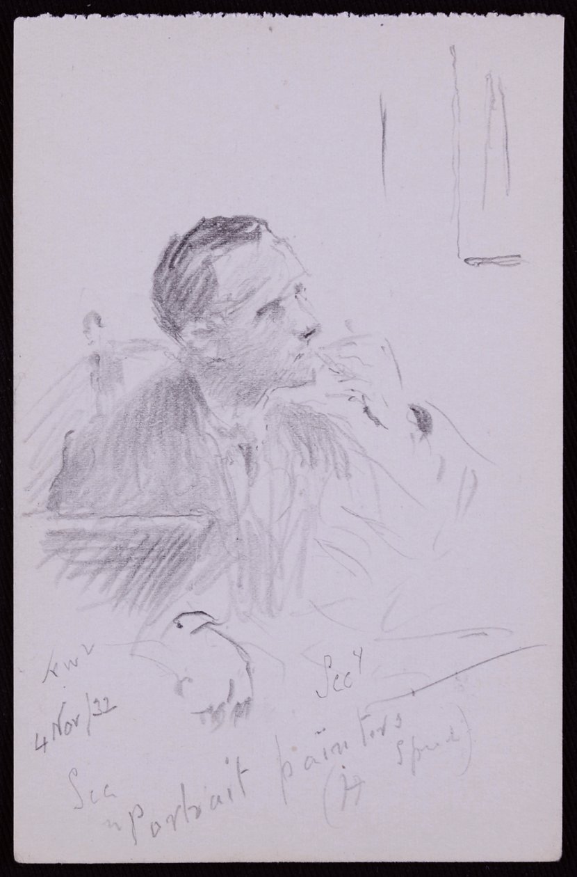 Harold Speed portréja alkotó: Francis Wilfred Lawson