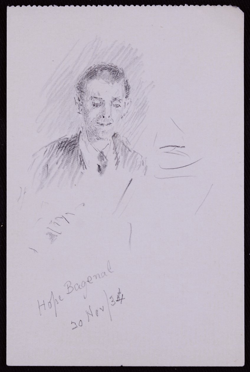 Hope Bagenal portréja alkotó: Francis Wilfred Lawson