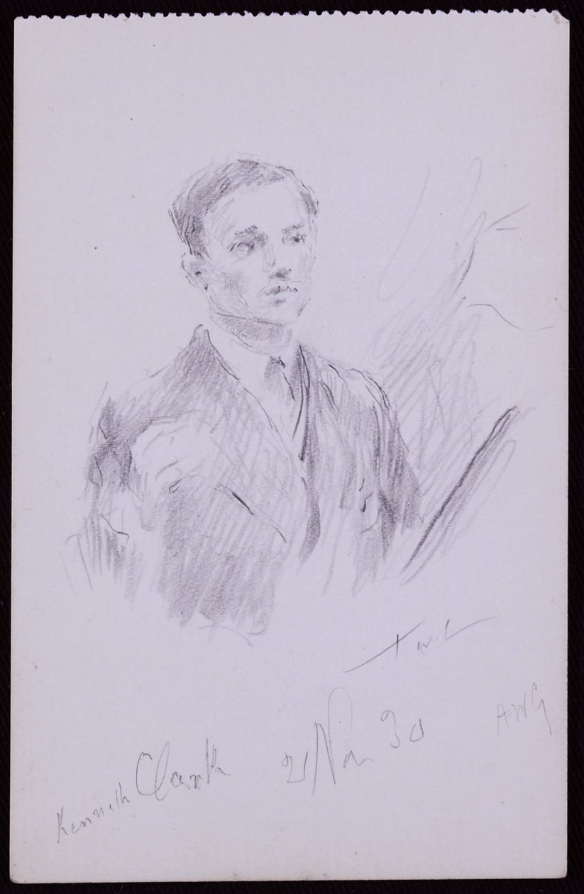 Kenneth Clarke portréja alkotó: Francis Wilfred Lawson