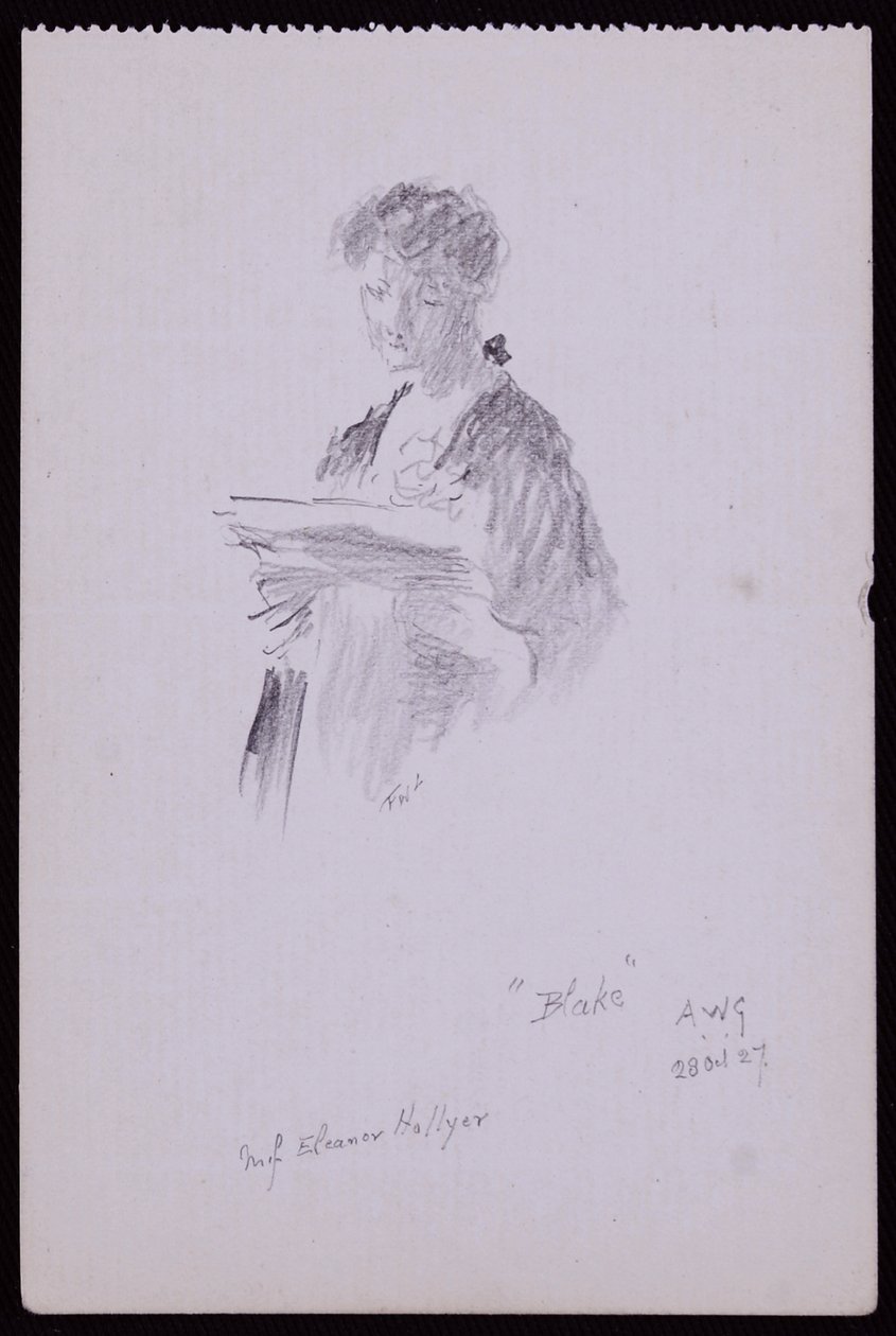 Portrait of Miss Eleanor Hellyer alkotó: Francis Wilfred Lawson