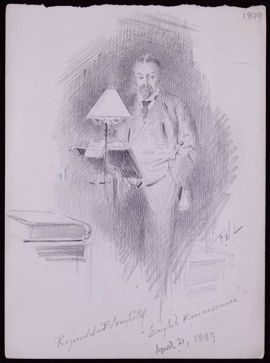 Reginald Blomfield portréja alkotó: Francis Wilfred Lawson