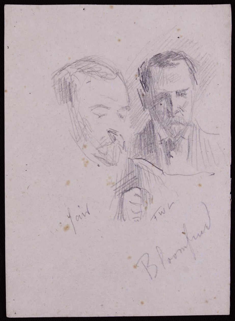 Reginald Blomfield portréja, 1894 körül (ceruza papíron) alkotó: Francis Wilfred Lawson