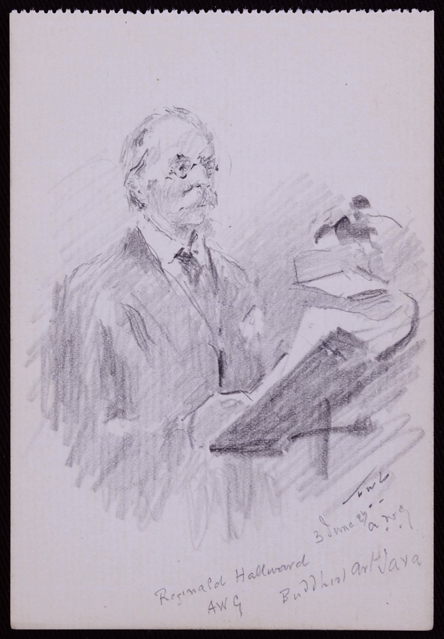 Reginald Hallward portréja alkotó: Francis Wilfred Lawson