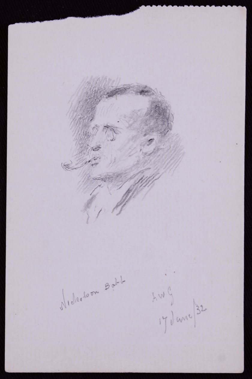 S Nicholson Babb portréja alkotó: Francis Wilfred Lawson