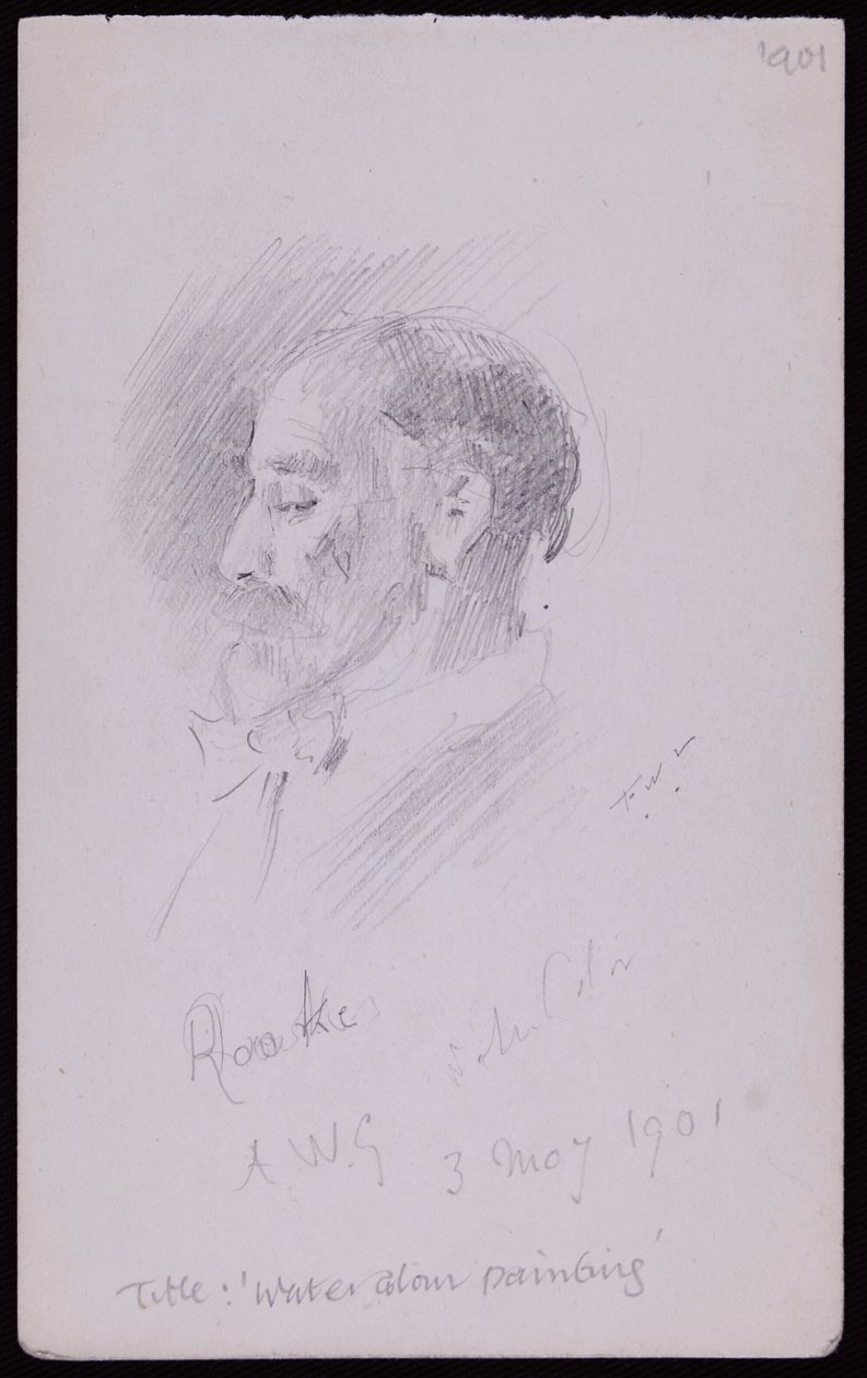 TM Rooke portréja alkotó: Francis Wilfred Lawson