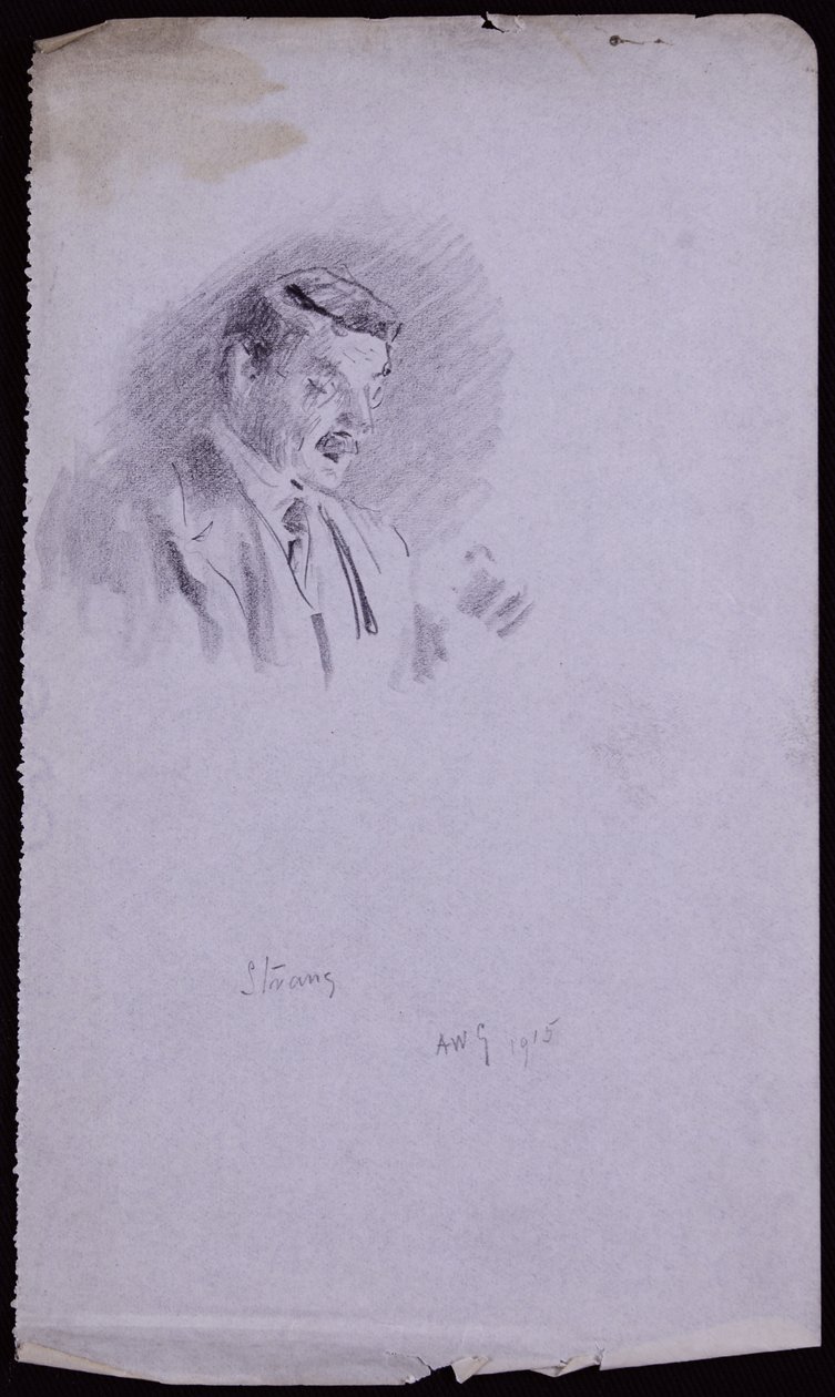 William Strang portréja alkotó: Francis Wilfred Lawson
