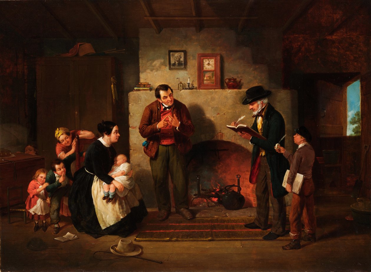 A népszámlálás alkotó: Francis William Edmonds