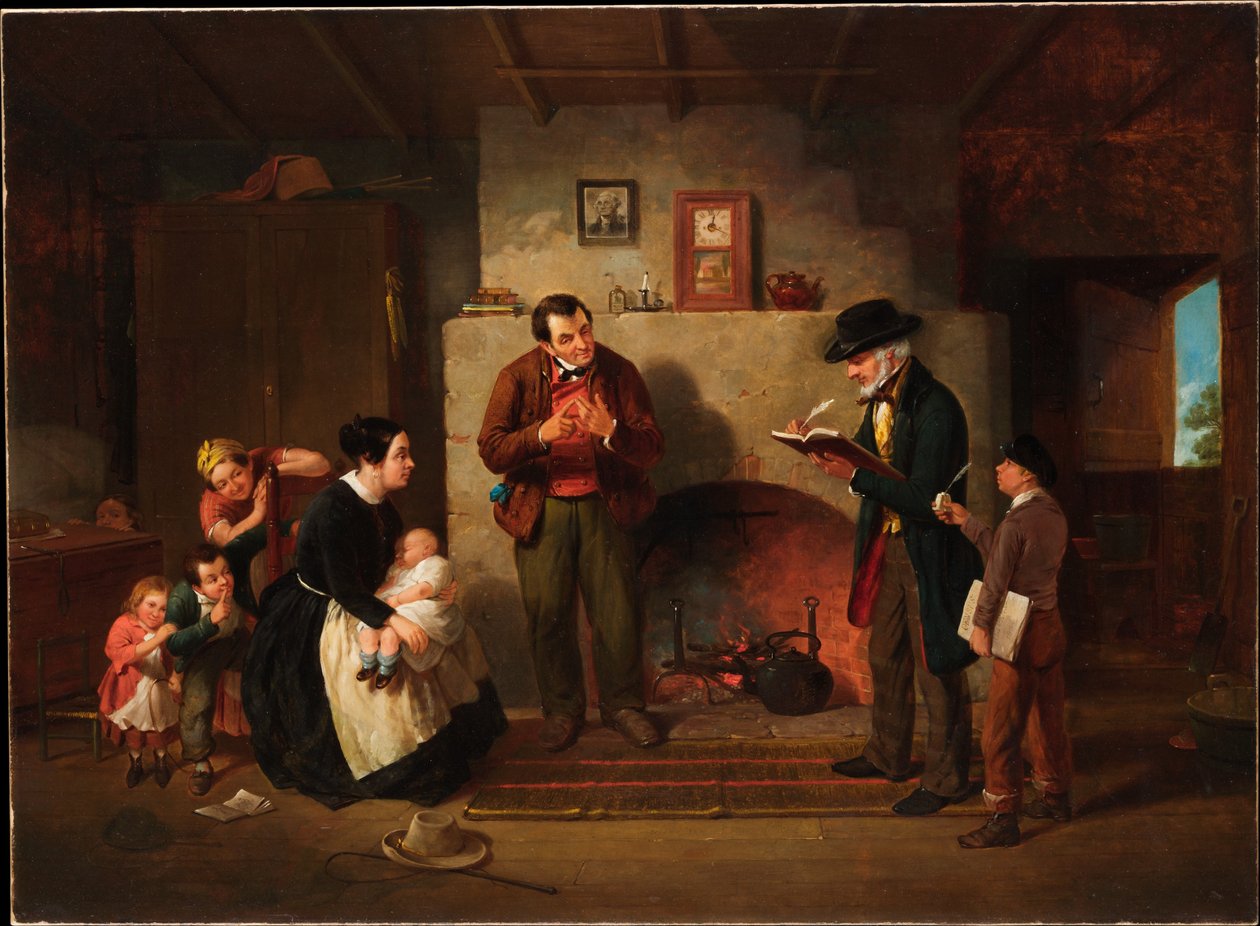 Népszámlálás alkotó: Francis William Edmonds