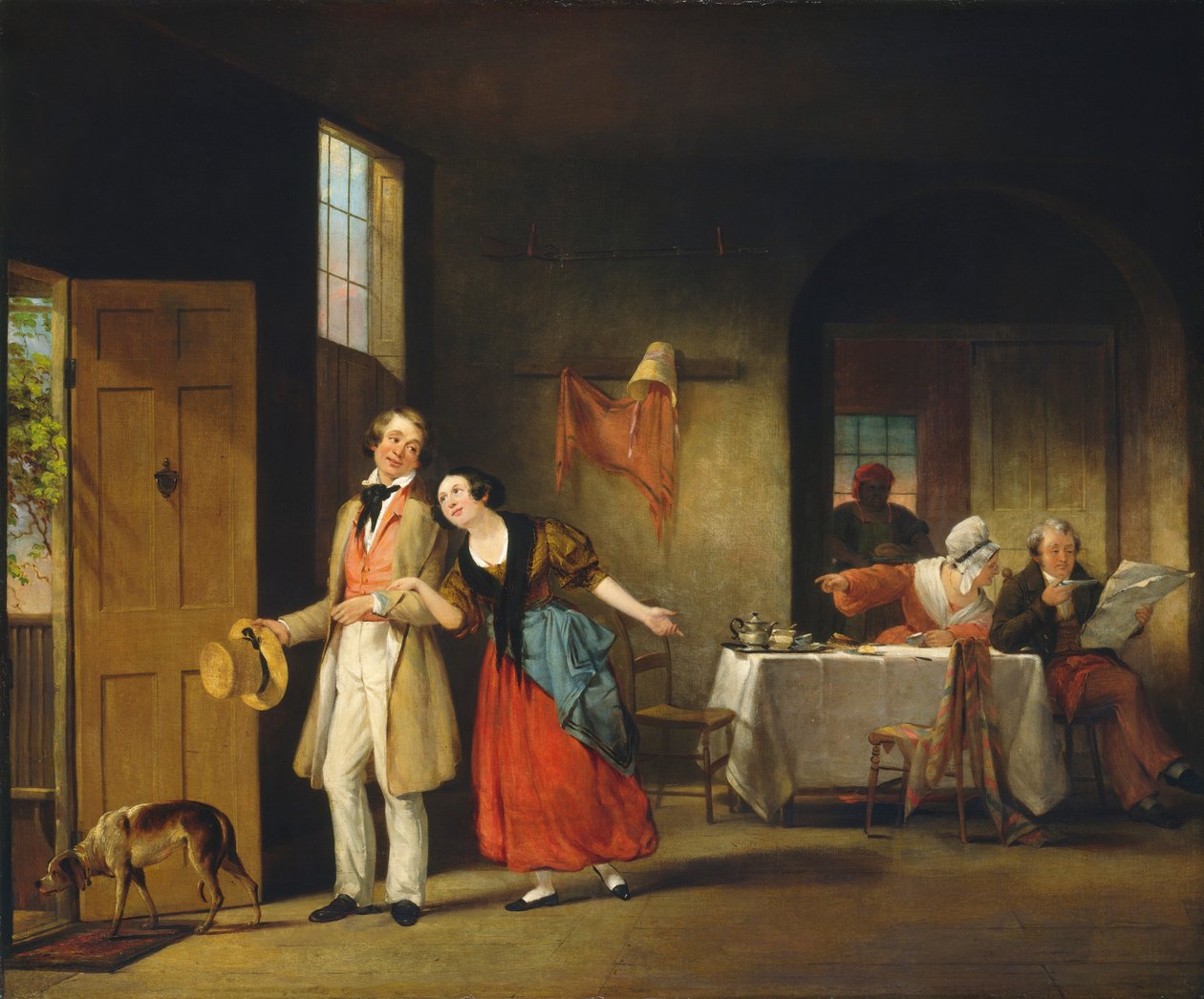 A szégyenlős unokatestvér alkotó: Francis William Edmonds