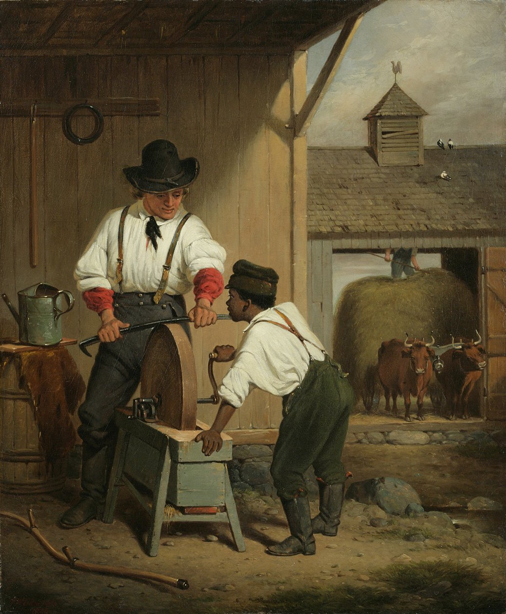A kaszadaráló, 1856 alkotó: Francis William Edmonds