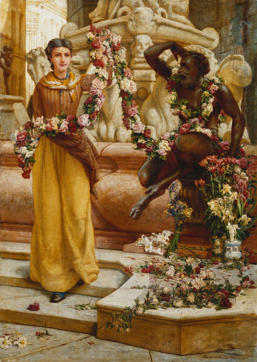 Virágfüzér, 1900 alkotó: Francis William Topham