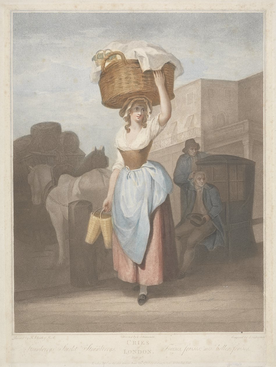 Eper, édes eper, metszett: Giovanni Vendramini (1769-1839) 1795 alkotó: Francis after Wheatley