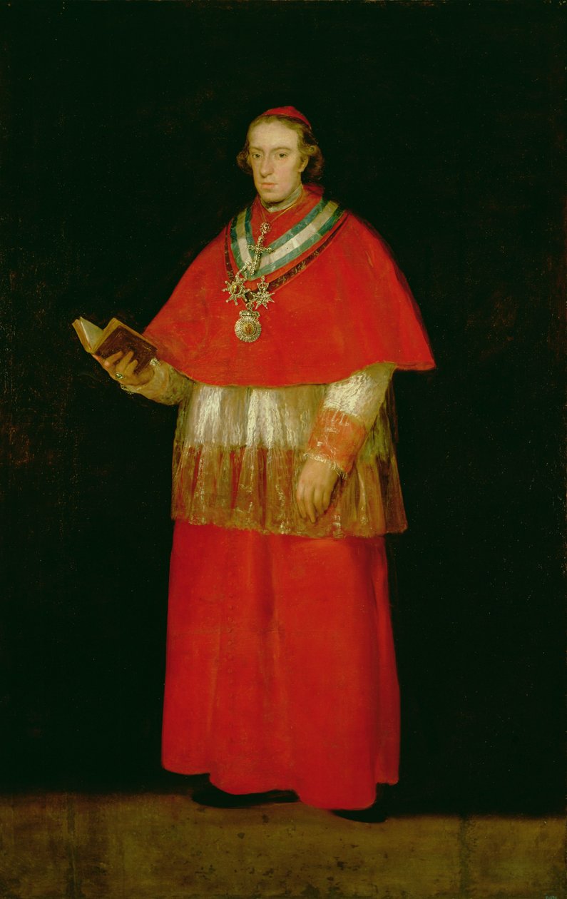 Don Luis de Bourbon bíboros (1777-1823) 1800 körül alkotó: Francisco de Goya