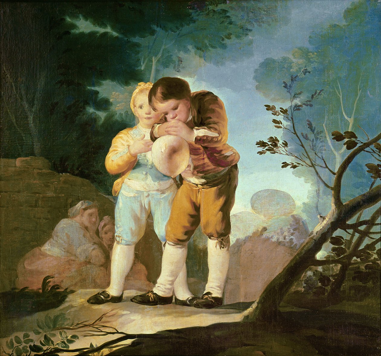 Hólyagot felfújó gyerekek, 1778 alkotó: Francisco de Goya