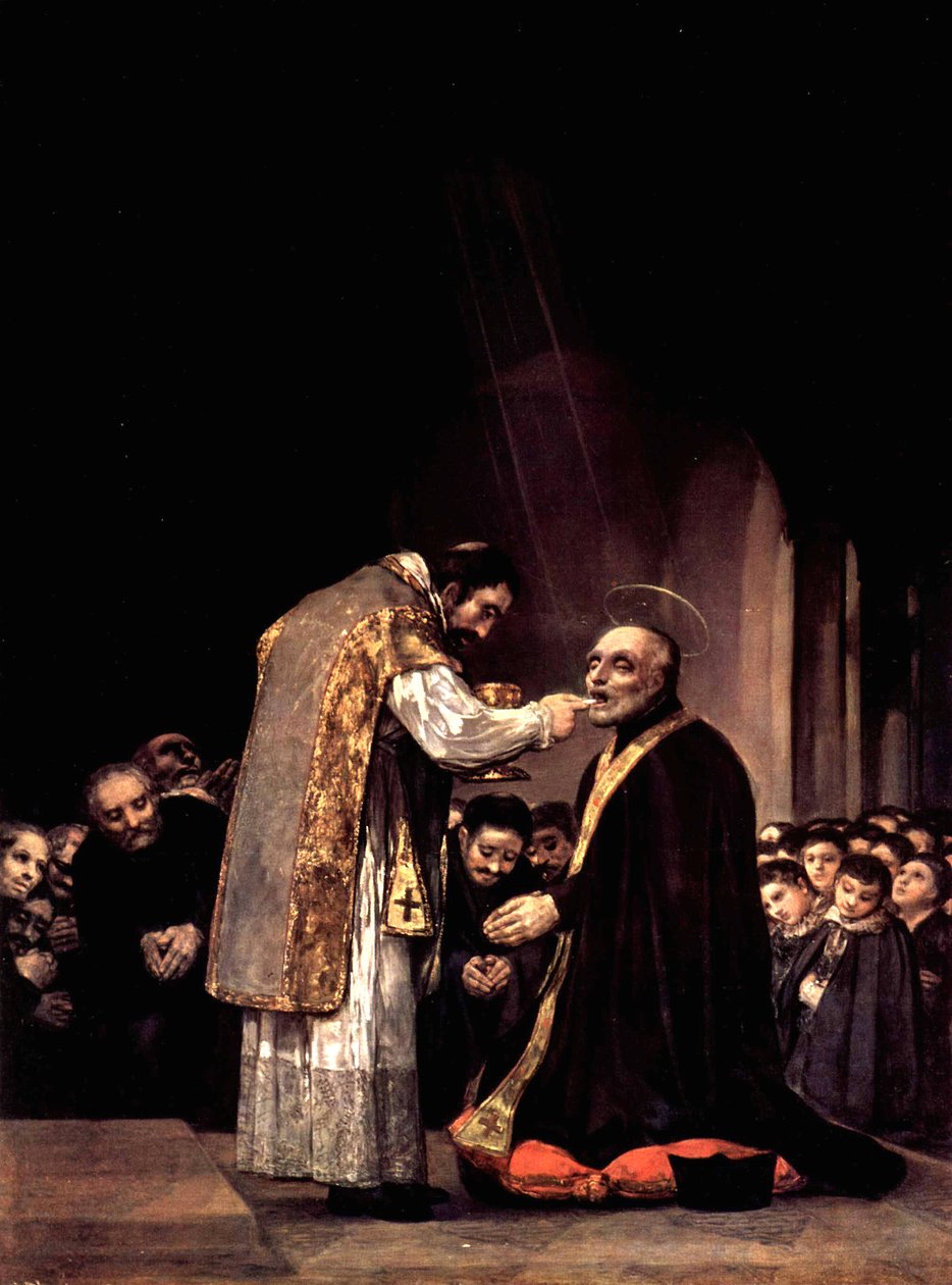 Calasanzai Szent József utolsó áldozata alkotó: Francisco de Goya