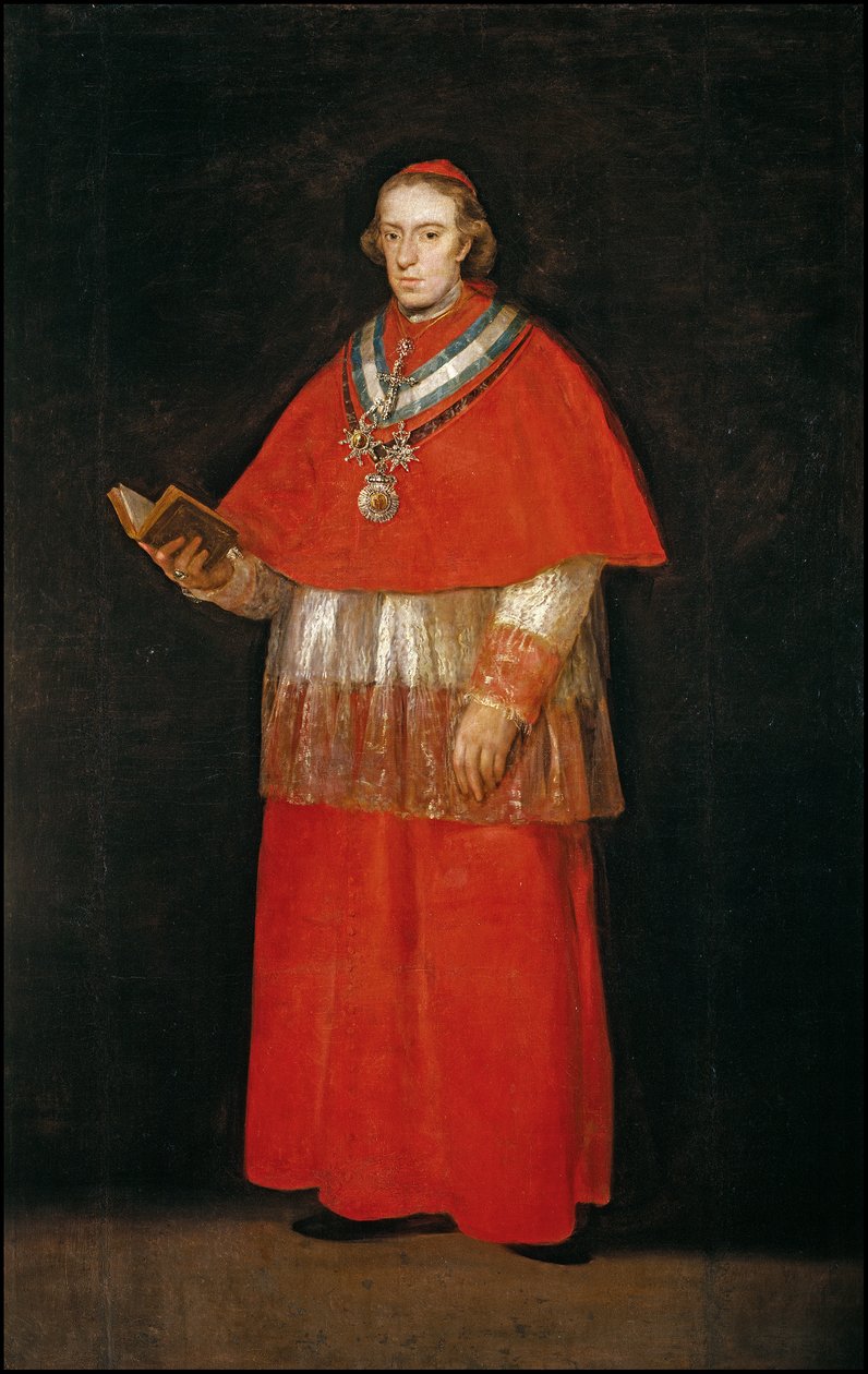 Luis María de Borbón és Vallabriga bíboros alkotó: Francisco de Goya