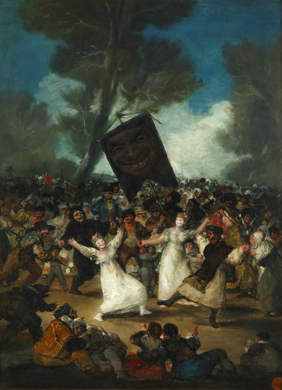 A Szardínia temetése alkotó: Francisco de Goya