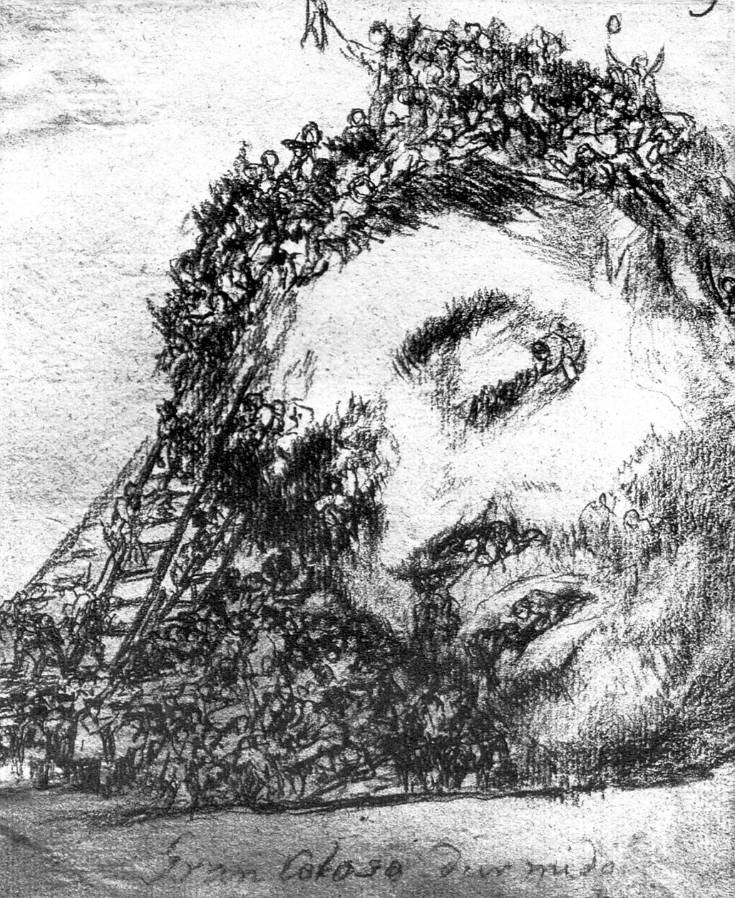 Nagy alvó kolosszus alkotó: Francisco de Goya