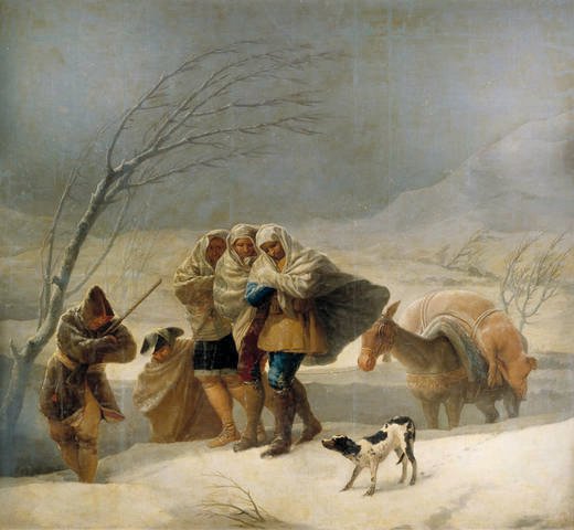 Hóesés alkotó: Francisco de Goya